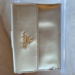 Prada Metallic‎ Gold Women's Wallet